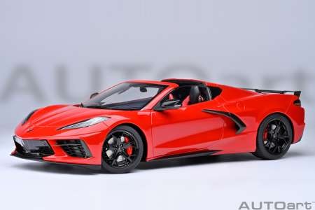 Produktbild AUTOart Chevr. Corvette C8 Stingray Z51 2020 torch red (composite model/full openings)