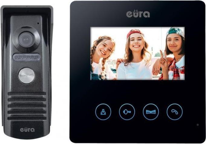 Eura Wideodomofon VDP-52A3 ATIRA czarny