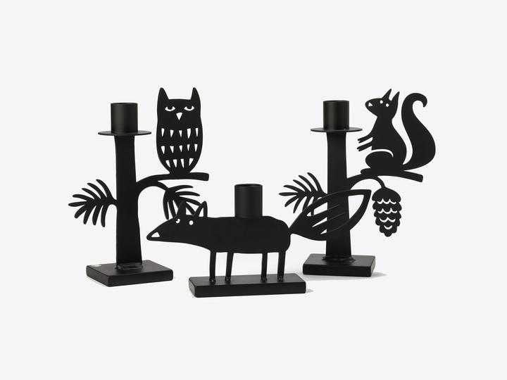 Actual product image Bengt & Lotta Squirrel Candlestick (14.5 x 18 cm)