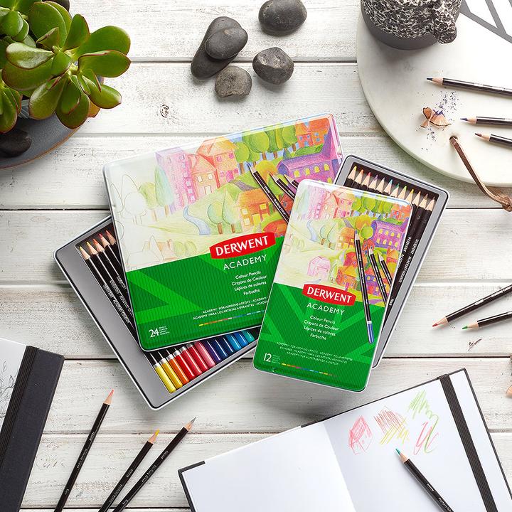 Immagine prodotto Derwent Matita colorata Academy in barattolo (Multicolore, 24 x)
