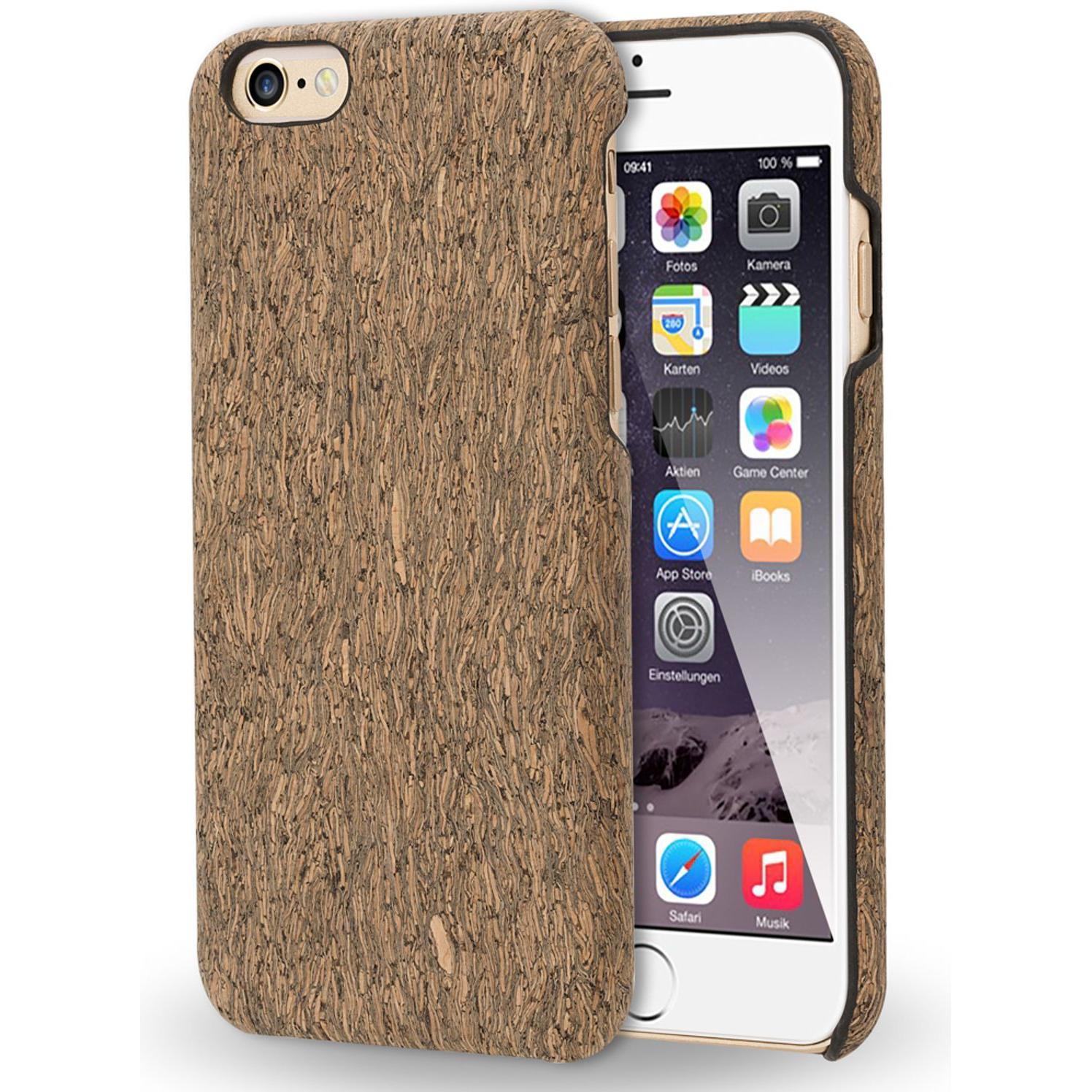 Nalia Kork Handyhülle (Apple iPhone 6), Smartphone Hülle, Braun