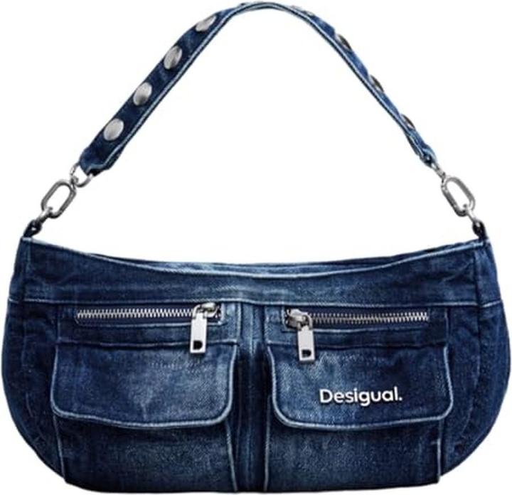 Actual product image Desigual Denim Shoulder Bag