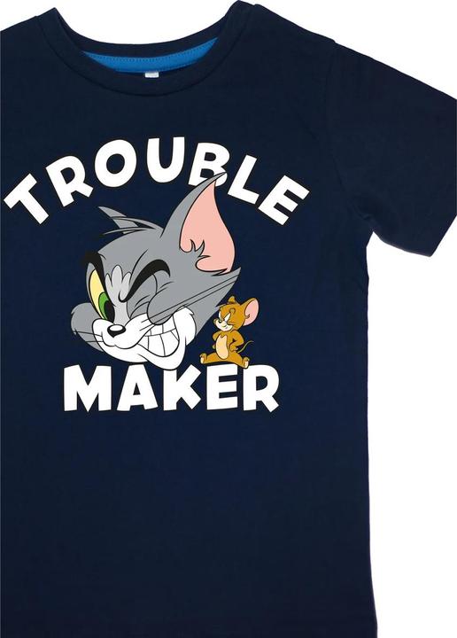 Image du produit Tom & Jerry - Ensemble de pyjama long manches courtes TROUBLE MAKER - Garçon (128)