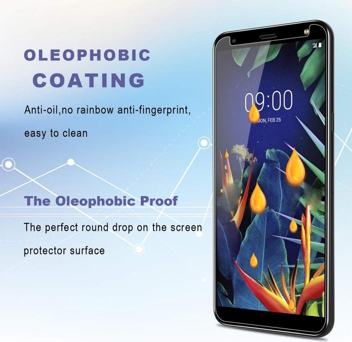 Actual product image Screenguard LG K40 bulletproof glass protective film Case Friendly Design (1 pcs., K40)