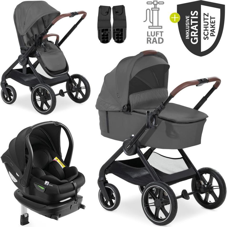 Hauck, Kinderwagen, 4in1 Kinderwagen-Set Walk N Care Air Trio Kinderwagen 3 in 1