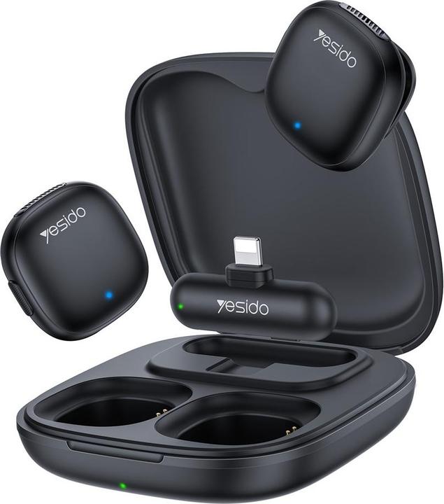 Image du produit Yesido KR20, Lightning, 2-Pack, Noir