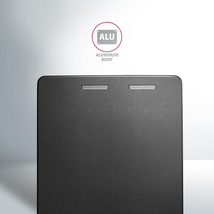 Produktbild Axagon RSS-M2SD Gehäuse für M.2-SATA-SSDs bis 2280 - Aluminium (2.5")