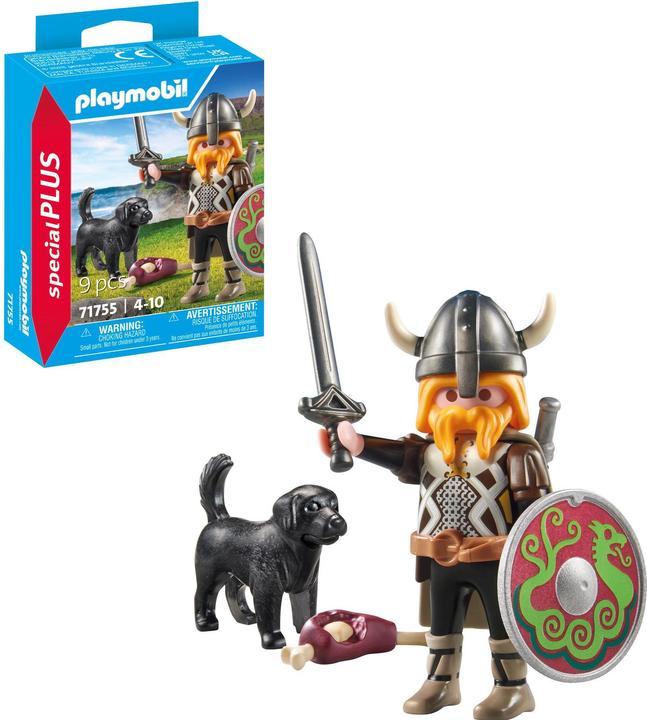 Produktbild Playmobil Wikinger mit Wachhund (71755, Playmobil Special Plus)