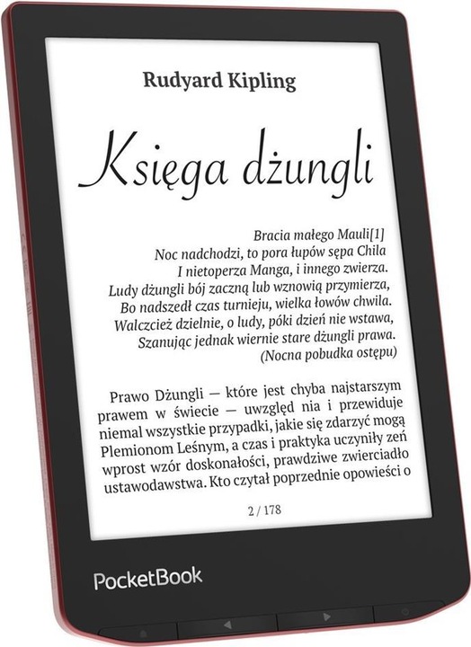Actual product image PocketBook Verse Pro (6", 16 GB, Black, Red)