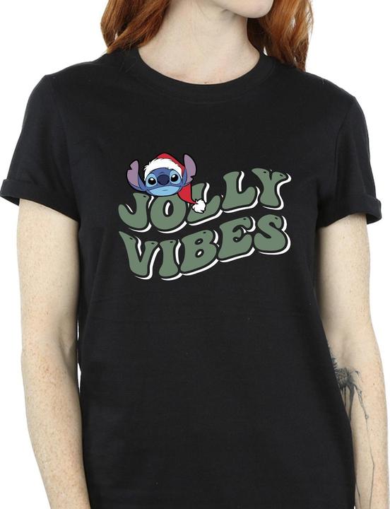 Immagine prodotto Disney Lilo & Stitch Jolly Chilling Vibes Maglietta Ampia Donna (4XL)