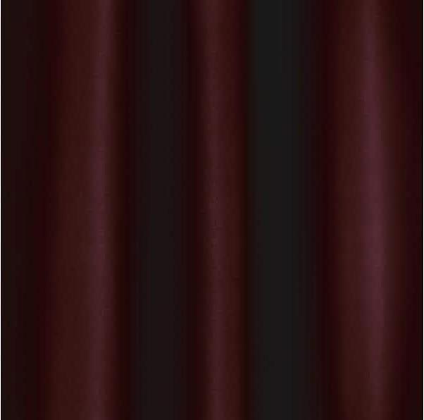 Actual product image Casa Leon Blackout curtain with pleated tape Bordeaux, 135 x 245 cm (135 x 245 cm)