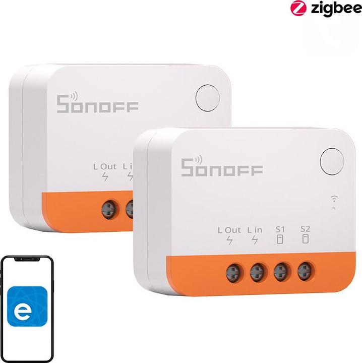 Actual product image Sonoff ZBMINIL2 smart ZigBee mini switch (2 pcs.) (Switch actuator)