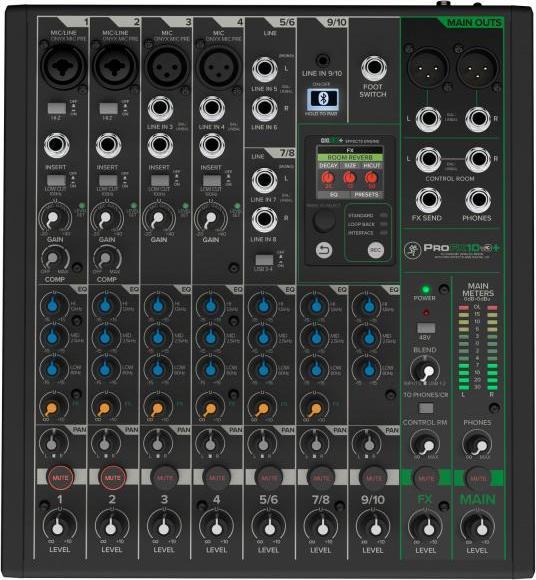 Produktbild Mackie Mischpult ProFX10V3+ Analogmixer mit 2x XLR-Kabel