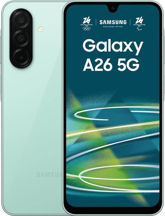 Produktbild Samsung Galaxy A26 (256 GB, Mint, 6.70", Dual SIM, 5G)