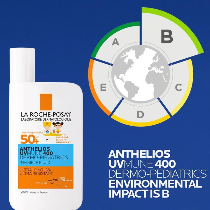 Actual product image La Roche Posay Kids Invisible Fluid UVMune (Sun lotion, SPF 50+, 50 ml, 73 g)