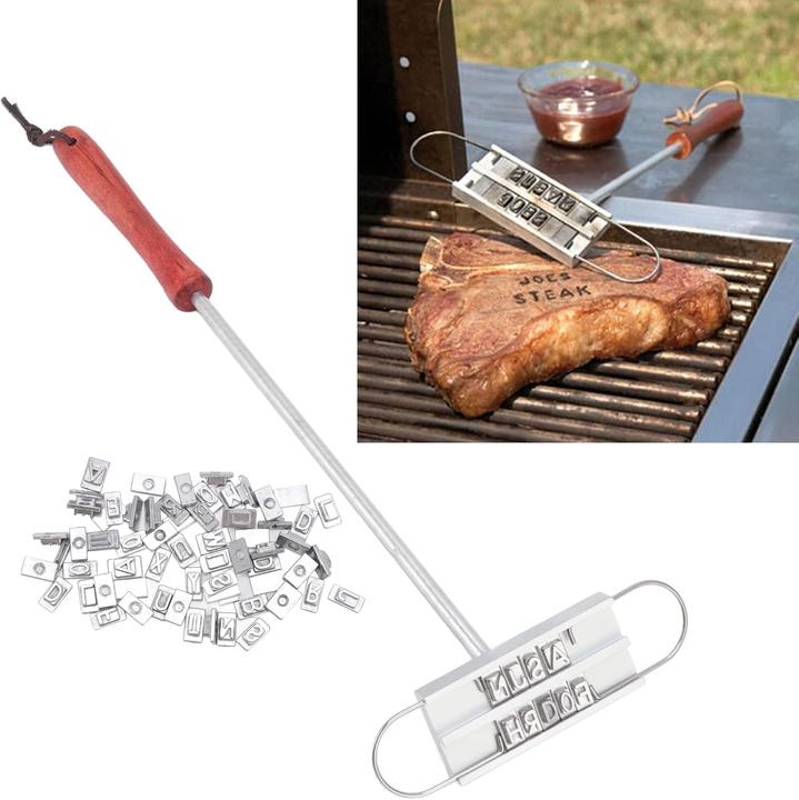 Actual product image Auhx Grill-Brandeisen für Steak, tragbar