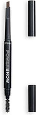 Actual product image Makeup Revolution Relove Power Brow Pencil - Eyebrow Pencil 0.3 g - (Dark brown)