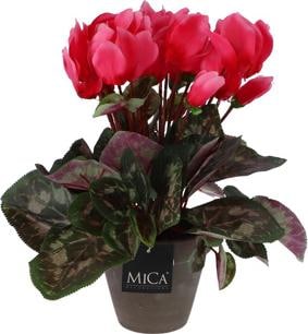 Mica Kunstblume Alpenveilchen Cyclame Ø 30 H 30 cm rosa (30 cm)