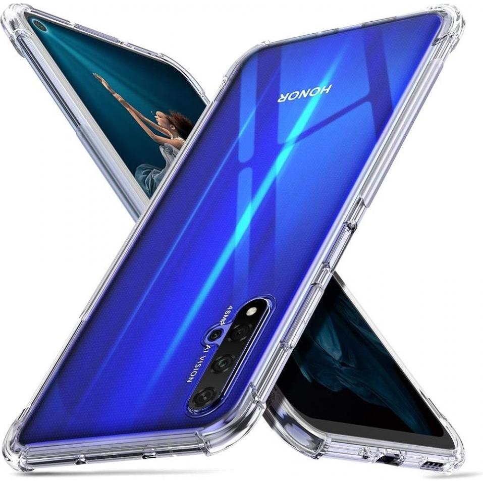 Thumbnail - Screenguard Huawei Nova 5T Hülle Crystal Soft Airbag Bumper (Huawei Nova 5T), Smartphone Hülle, Transparent