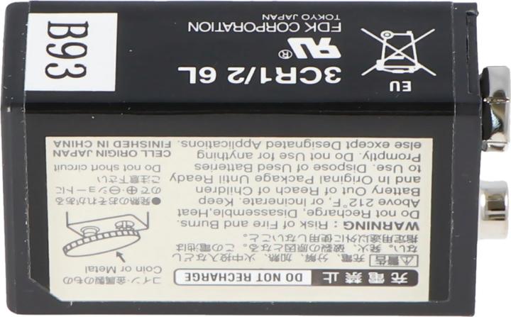 Produktbild FDK CR9V, 3CR1/2 6L (1 Stk., 9V Block, 1000 mAh)