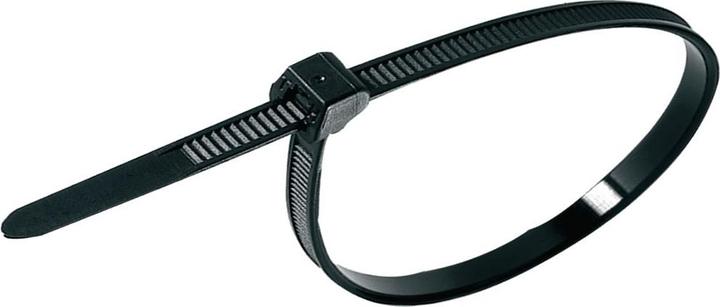 Produktbild HellermannTyton Kabelbinder 7,6x390mm schwarz (Kunststoffkabelbinder, 385 mm, 100 Stk.)
