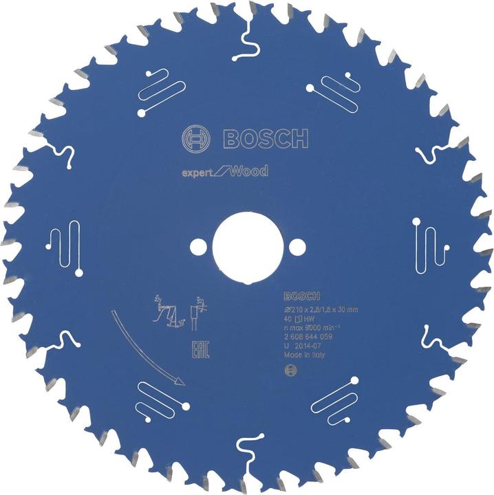 Image du produit Bosch Professional Zubehör Lame de scie circulaire Expert for Wood, 210 x 30 x 2,8 mm, 40