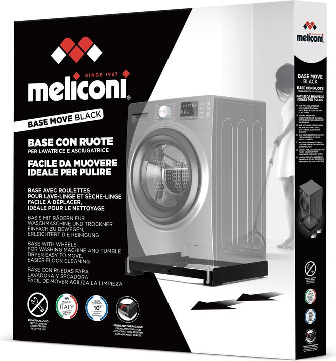 Productafbeelding Meliconi Base Move Black Basis Antivibration