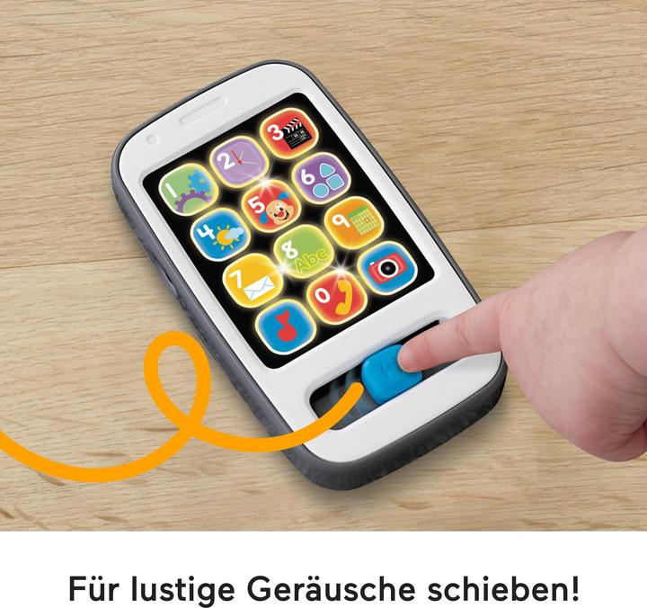 Productafbeelding Fisher-Price Leerplezier smartphone muziekleerspeelgoed voor baby's, grijs, Duitse versie (Duits, 0.50 - 3 Jaren)