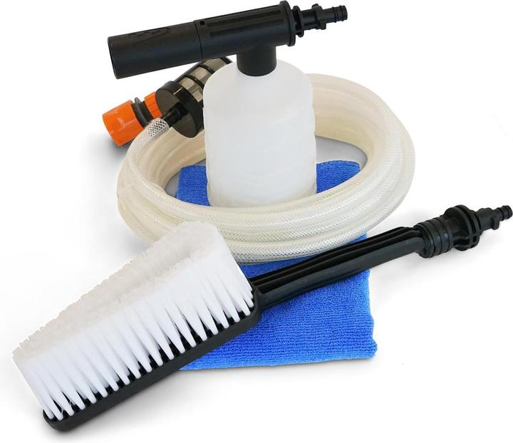 Actual product image Fuxtec 20V Akku Hochdruckreiniger FX-E1HDR20 SET mit 1 x Akku 2Ah, 1 x Ladegerät 1A (Rechargeable battery operated)