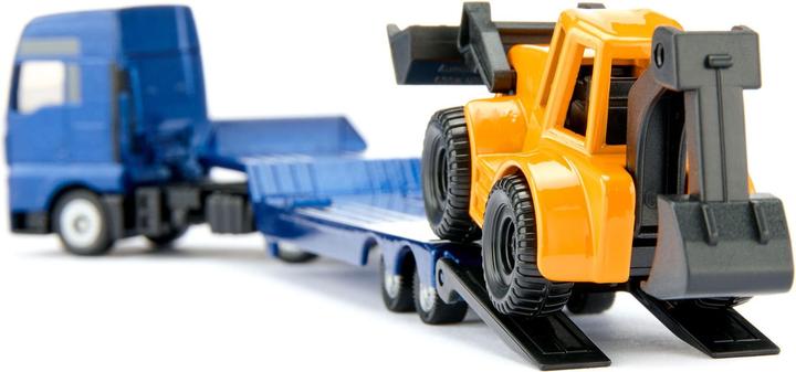 Actual product image Siku 1761 MAN Lkw mit Baggerlader