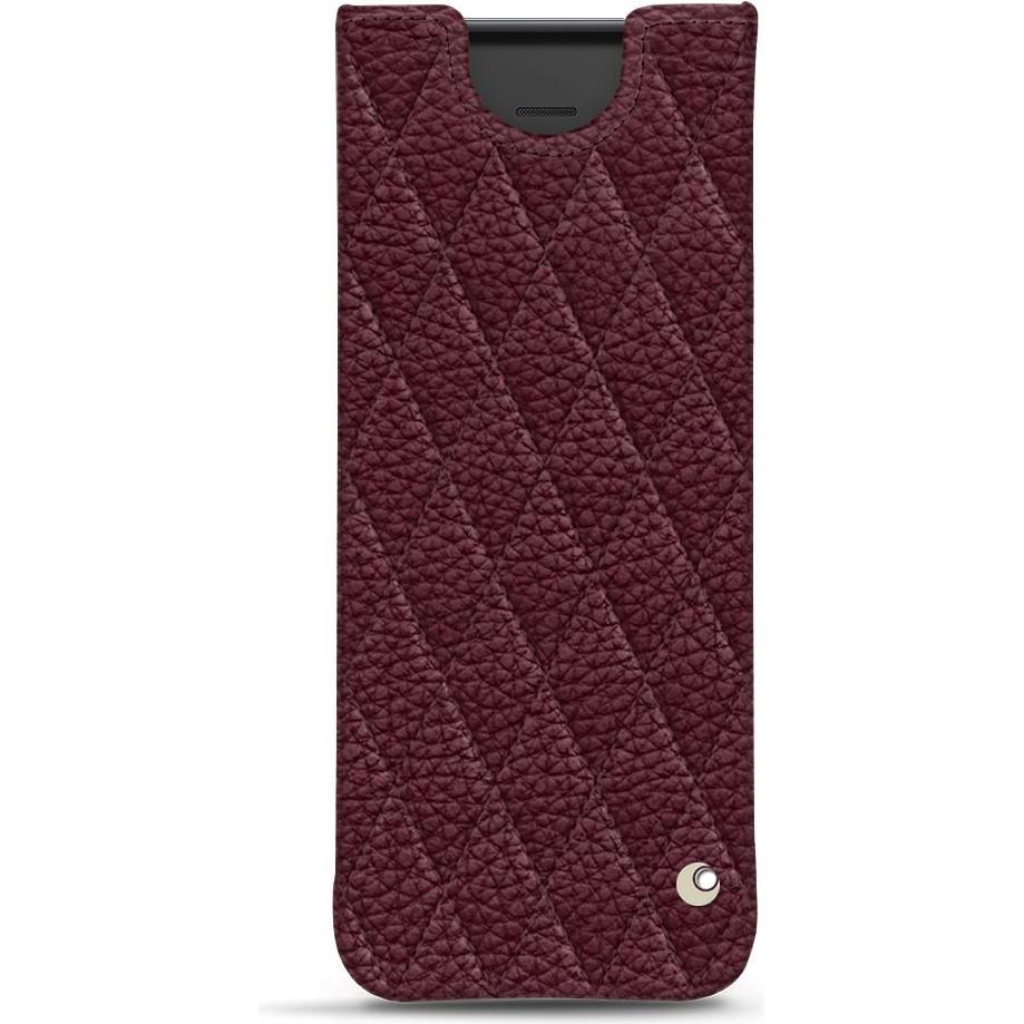 Noreve Lederschutzhülle (Samsung Galaxy Fold), Smartphone Hülle, Violett