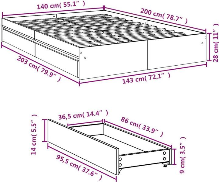 Immagine prodotto VidaXL Khai (140 x 200 cm)