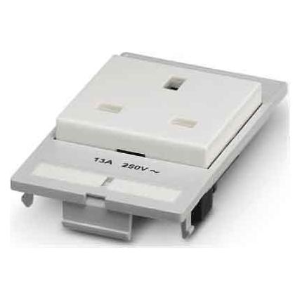 Phoenix Contact, Stopcontacten, VS-SI-SD-GB Contactdoos type G Wit