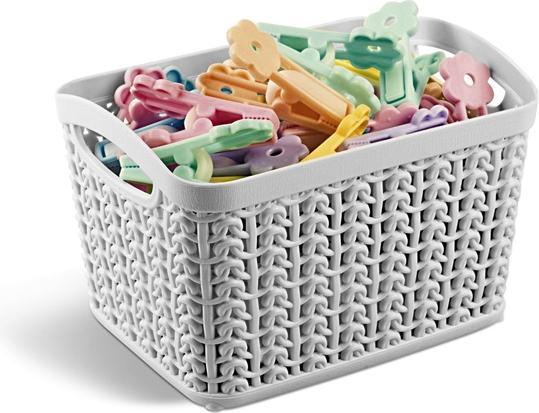 Productafbeelding Üçsan Plastik MAND 1,5L GEBREID M-095 IJSGRIJS (11 cm)