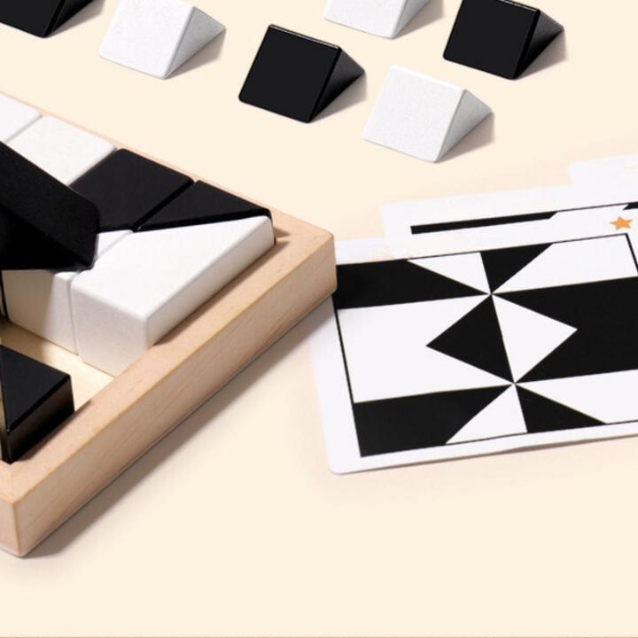 Produktbild Hermex Holz-Puzzle für Kinder Holzblock-Puzzle Lernspielzeug Pädagogisches Spielzeug