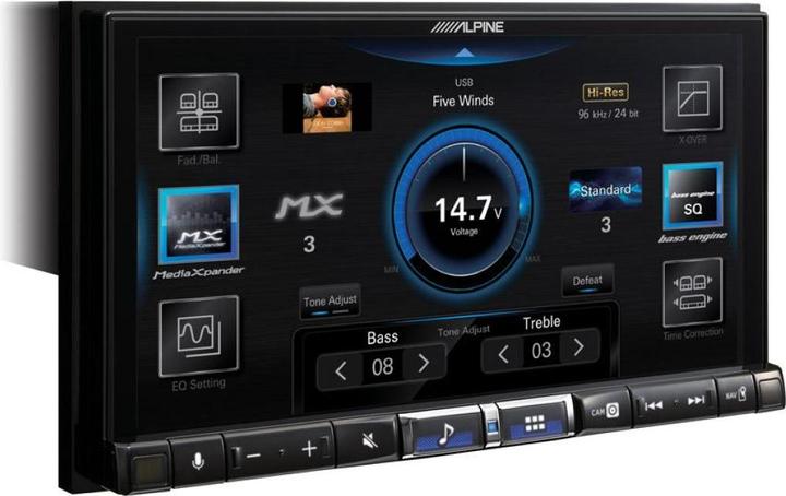 Produktbild Alpine iLX-705DM 1-DIN Autoradio 7" Display, AndroidAuto/wireless CarPlay & DAB+ (Android Auto, Apple Carplay)