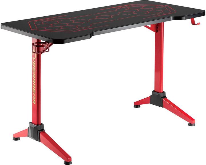 NanoRS RGB Led game table, black, large, max. 100 kg, height 760 mm, RS163