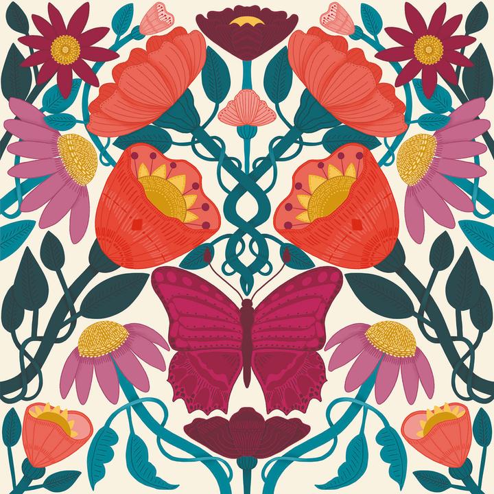 Image du produit Nina Pace - Bloc de bois AUGUST BUTTERFLY