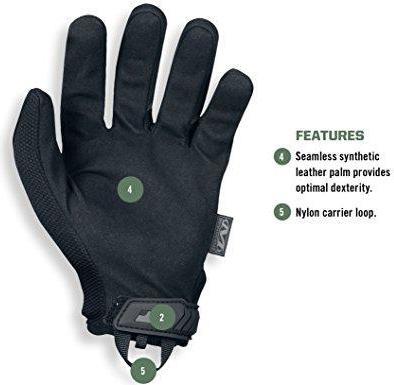 Produktbild Mechanix Wear Gloves Mechanix The Original® Covert 55 black size 12 / XXL. Velcro, artificial leather, TrekDry® (12, XXL)