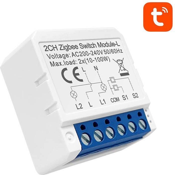 Image du produit Avatto Module de commutation intelligent ZigBee LZWSM16-W2 No Neutral TUYA