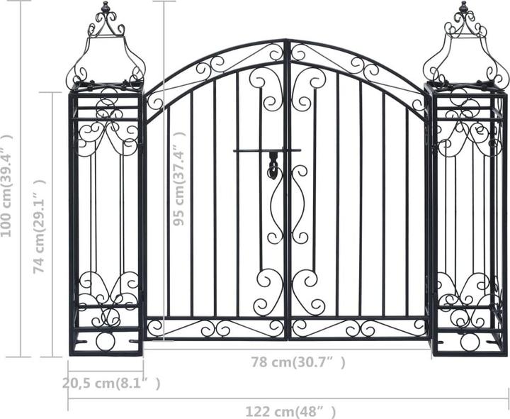 Produktbild vidaXL Gartentor