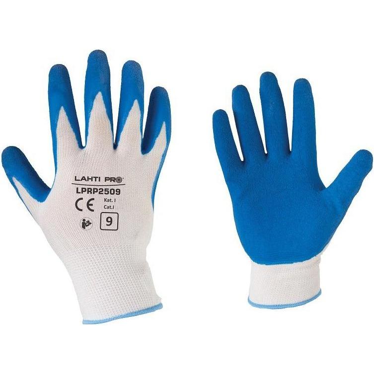 Lahti Pro, Schutzhandschuhe, L210510W Coated polyester protective gloves, 10, 12 pairs, CE, LahtiPro (10)