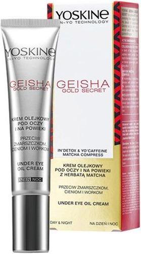 Yoskine Geisha Gold Secret Eye and Eyes Wrinkle Cream 15ml (Fluid, 15 ml, Tag + Nacht)