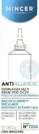 Actual product image Kenwood Pharma Anti Allergic Rejuvenating Eye Cream for Sensitive Skin 15ml (Eye Care Fluid, 15 ml, Day)