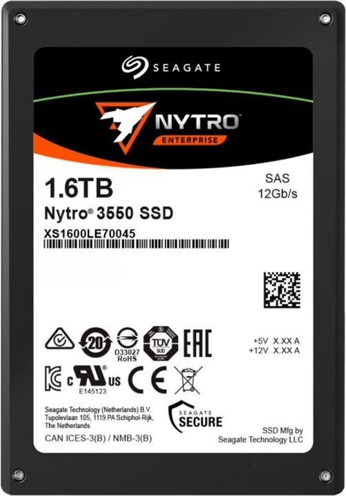 Produktbild Seagate Nytro 3550 SAS SSD 3D eTLC 1.6TB (1600 GB, 2.5")