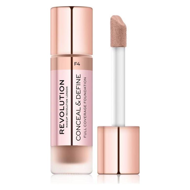 Makeup Revolution , Concealer, Conceal And Define Foundation F4 23Ml (F4) - Bild 5