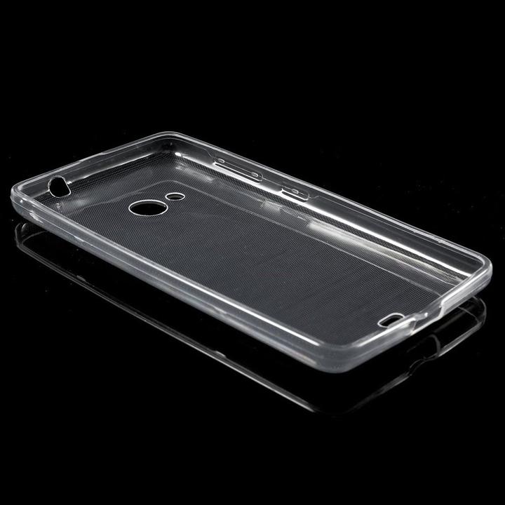 Produktbild König Design Microsoft Lumia 535 Hülle Transparent Silikon Case durchsichtige Handyhülle (Microsoft Lumia 535)