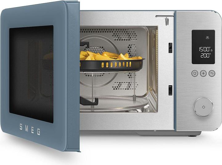 Image du produit Smeg Kombi-Mikrowelle MOC02SBMEU, 9 Fkt, 2100W, Sturmblau matt (27 l)
