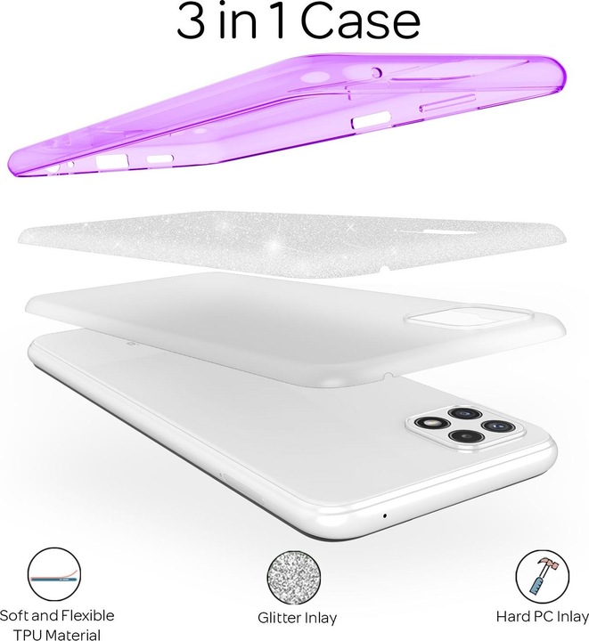 Image du produit Nalia Coque Brillante (Samsung Galaxy A22 5G)
