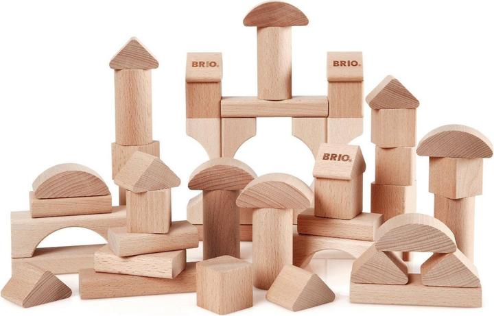 Brio 50 natural wood bricks